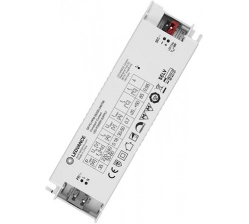 Светодиодный драйвер пост.тока, с установкой тока DIP-перекл. PERFORMANCE,35/220-240/700 DR PC-PFM-35/220-240/700 10X1  4058075239876  LEDVANCE