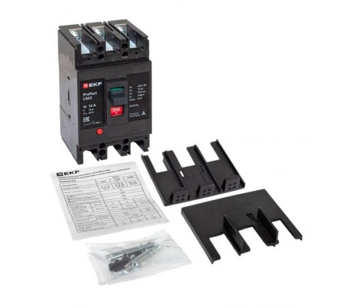Выключатель автоматический LS63 15кА 3P 16А ProPact  mccb-63-15-3-16-ls  EKF