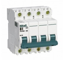 Выключатель автоматический четырехполюсный ВА-101 1А B 4,5кА  11037DEK  DEKraft