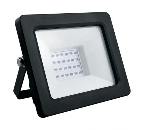 Прожектор светодиодный 50W синий AC220V/50Hz IP65, в черном компактном корпусе, LL-905  41523  FERON