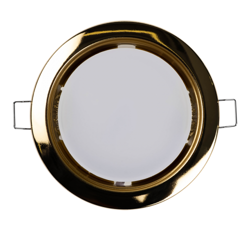 Светильник точечный встраиваемый под лампу ДВО PGX53 10639.3 15Вт GX53 IP20 золото глянцевое  1016867  Jazzway