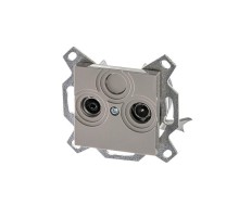 ABB Levit Кофе макиато Розетка TV-R проходная 7дБ  5011H-A03607 18W  2CHH083607A6018  ABB