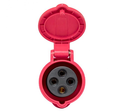 Розетка переносная 214 3Р+РЕ 16А 380В IP44 EKF PROXIMA  ps-214-16-380-PRO  EKF