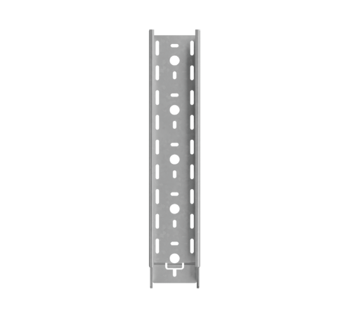 Лоток перф. 80х100х0,8 L2000 мм "Быстрый монтаж ПЛЮС" HD  LPplus80-100-0.8-2000 HD  КМ-Профиль