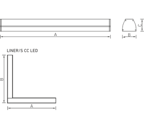 Светильник светодиодный LINER/S DR LED 1200 W HFD 4000K  1477000900  Световые Технологии