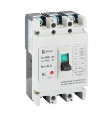 Выключатель автоматический ВА-99МL  100/40А 3P 18кА EKF Basicmccb99-100-40miEKF