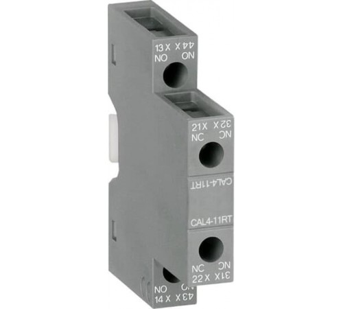 Блок контактный дополнительный CAL4-11RT для контакторов AF..RT и NF..RT1SBN010129R1011 ABB