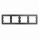 Glossa Графит Рамка 4-ая, горизонтальная  GSL001304  SE