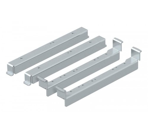 Нивелирующий угол для монтажа круглых кассетных рамок в UZD250-3 (к-т 2 шт., сталь) (NW 250-3 RK)  7410552  OBO Bettermann
