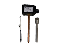 Датчик температуры погружной, 0...+50°С 4...20мА 150мм =15...35В с гильзой 100мм  SPT1C150  SE