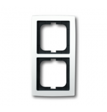 Рамка 2-постовая, серия solo/future, цвет альпийский белый  1754-0-4539   2CKA001754A4539  ABB