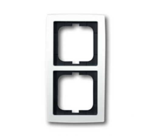 Рамка 2-постовая, серия solo/future, цвет альпийский белый  1754-0-4539   2CKA001754A4539  ABB