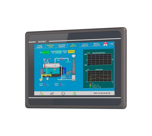 Промышленная операторская панель, диагональ 10.1", 16,77М цветов дисплей TFT, разрешение 1024600 px, порты: 2 COM, 1 Micro USB, 1 USB, 1 Ethernet  H