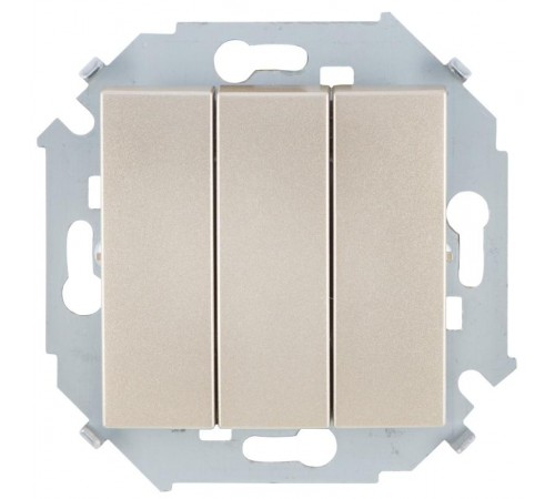 Simon 15 Шампань Выключатель 3-кл, 10А 250В, винт. зажим  1591391-034  Simon