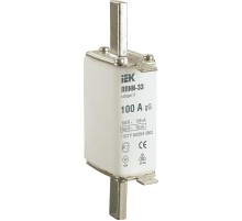 Плавкая вставка предохранителя ППНИ-33, габарит 0, 100А     DPP20-100  IEK