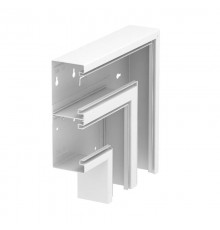 Плоский угол кабельного канала Rapid 80 70x210 мм (сталь,белый) (GS-DFF70210RW)  6278430  OBO Bettermann