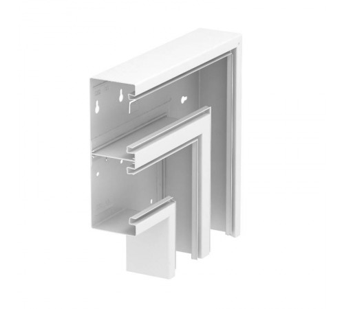 Плоский угол кабельного канала Rapid 80 70x210 мм (сталь,белый) (GS-DFF70210RW)  6278430  OBO Bettermann
