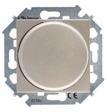 Simon 15 Шампань Светорегулятор поворотно-нажимной электронн. для регулир. устройств  1-10В, 230В, винт. зажим  1591794-034  Simon