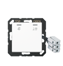 Накладка для внешнего DND-модуля с LED-лампами, 230 В ACUKO5M230WW Jung