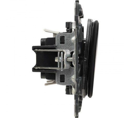 Valena ALLURE DIY Антрацит Переключатель 2-клавишный 10А 250В  752918  Legrand