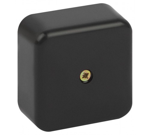 Распаячная коробка  BS-B-50-50-20 50х50х20мм без клеммы черная IP40 BS-B-50-50-20  Б0061810  ЭРА