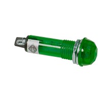 Индикатор ГРАНЕНЫЙ 10.2 220V зеленый  36-4731  REXANT