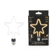 Лампа светодиодная LED Filament Bulbless Star Milky E27 7W 580lm 2700K 135*195mm 1/10/100  1006802104  Gauss