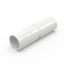 Патрубок-муфта белая d20 мм (10шт/800шт уп/кор)  PR13.02448  Промрукав