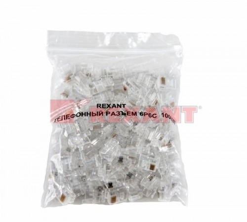 Джек телефонный  6P6C  05-1013  REXANT