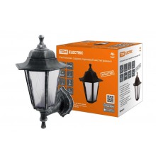 Светильник садово-парковый НБУ 06-60-001 шестигранник, настенный, пластик, расс.пластик, серебро  SQ0330-0791  TDM