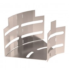 Угол горизонтальный изменяемый 0-45 градусов Стандарт INOX (AISI 409) 100х80  PR16.3645  Промрукав