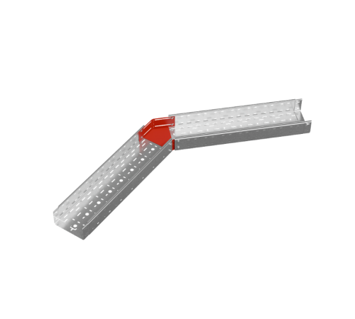 Изменяемый горизонтальный угол 0-45 гр. 100х400 мм "ПЛЮС"  IGLplus100-400  КМ-профиль