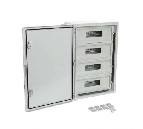 Корпус пластиковый распределительный ЩРН-60 IP65 серая дверь 600х400х200  PR08.26501  Промрукав