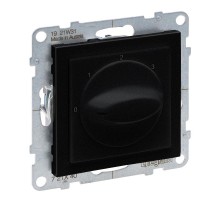 SUNO Выключатель вентилятора 4-позиционный. Винтовые зажимы. Цвет "Антрацит"  721440  Legrand