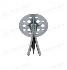 Дюбель для теплоизоляции с пласт. гвоздём (IZO) 10х90 (1000 шт) - накл. ( 11,94 кг)  124891  Tech-KREP