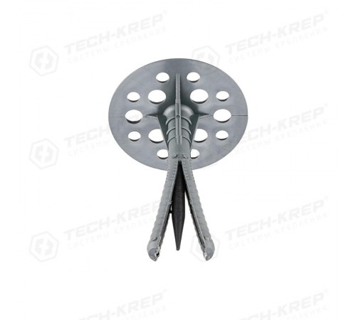 Дюбель для теплоизоляции с пласт. гвоздём (IZO) 10х90 (1000 шт) - накл. ( 11,94 кг)  124891  Tech-KREP