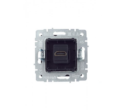 BRITE Розетка HDMI РHDMI-0-БрТБ темная бронза   BR-H10-K45  IEK