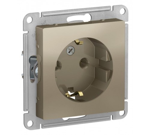 AtlasDesign Шампань Розетка с заземлением, 16А, механизм  ATN000543  SE