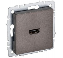 BRITE Розетка HDMI РHDMI-0-БрТБ темная бронза   BR-H10-K45  IEK