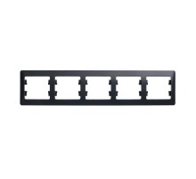 Glossa Антрацит Рамка 5-ая, горизонтальная  GSL000705  SE