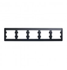 Glossa Антрацит Рамка 5-ая, горизонтальная  GSL000705  SE