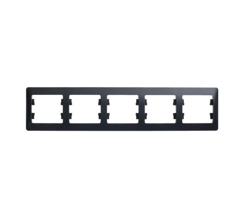 Glossa Антрацит Рамка 5-ая, горизонтальная  GSL000705  SE
