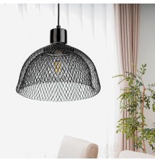 Светильник подвесной PL6 BK металл, E27, max 60W, d250 мм, черный  Б0037453  ЭРА