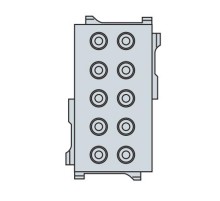 Сальник 34х68; 2х(D=8-17), (10шт)  EV0125  ABB