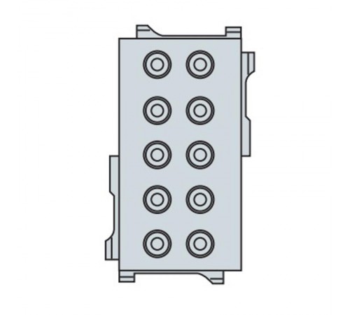 Сальник 34х68; 2х(D=8-17), (10шт)  EV0125  ABB