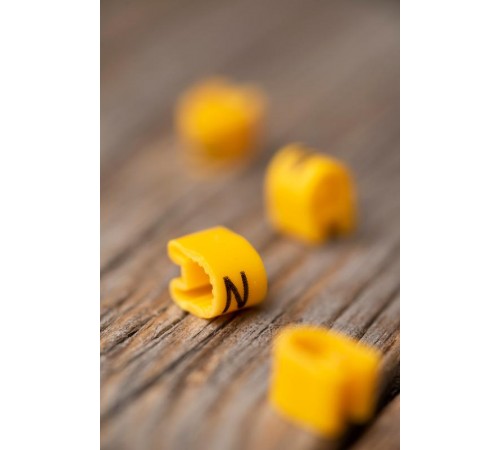 Маркер-кабельный 6,0кв.мм "N" (500шт.) (ЕС-3) EKF PROxima  plc-KM-6-N  EKF