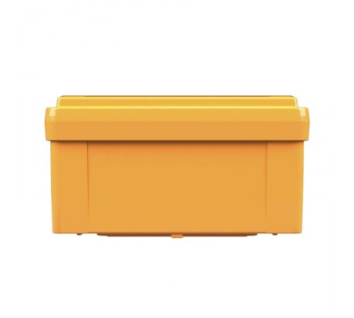 Коробка распределительная пластиковая FS огн., IP56,100х100х50мм, 4р, 450V,6A, 4мм.кв с гладкими стенками и клеммниками  FSB10404  DKC