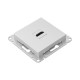 Механизм розетки HDMI, алюминий Эпика EKF  UP1-SOA-HDMI  EKF