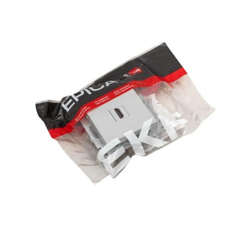 Механизм розетки HDMI, алюминий Эпика EKF  UP1-SOA-HDMI  EKF