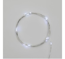 Гирлянда "Роса", 2 м, 20 диодов, цвет белый  303-005  NEON-NIGHT